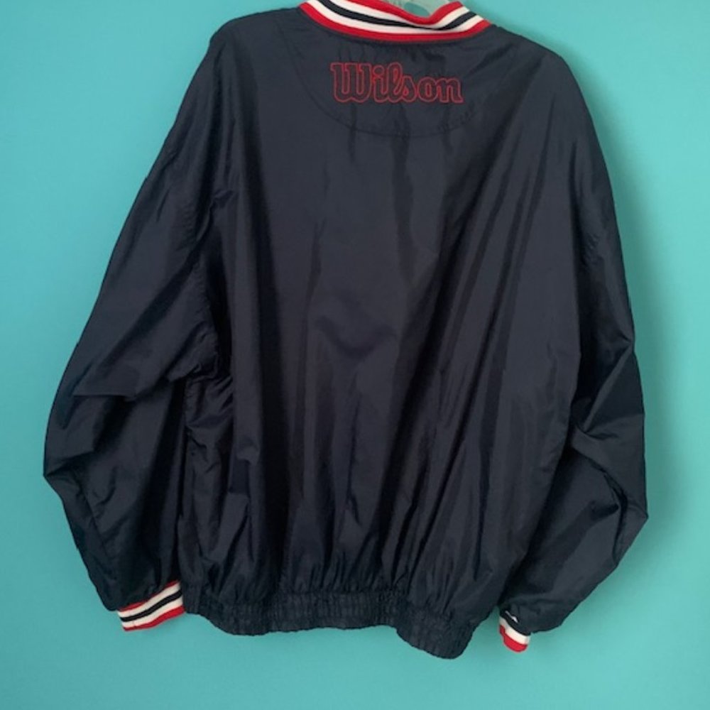 Wilson Outerwear Half-Zip Pullover Windbreaker Xl - image 6